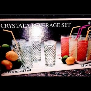 12 glasses new Wexford k ock offs heavy and nice